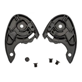amangul 1 Pair Motorcycle Helmet Visor Base Plate Lens Holder for Shaft 551 Helmet Lens Mount Base