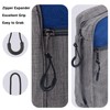 20pcs Black U Shape Zipper Pulls, Universal Replacement Cord for