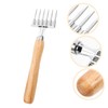MAGICLULU 4pcs Aluminum Ice with Wood Handle Versatile Ice Tool