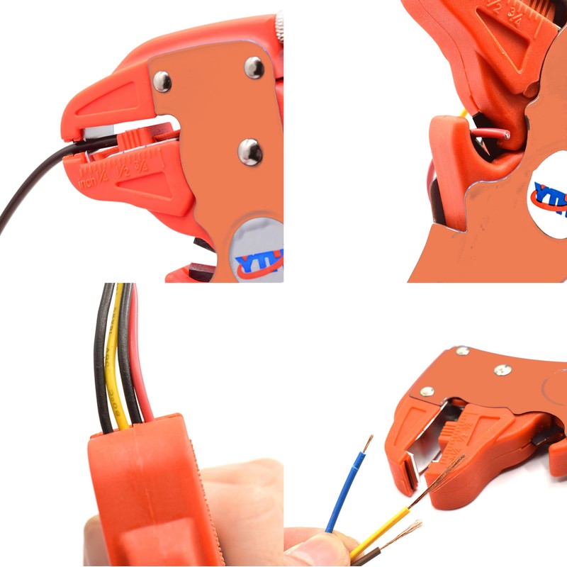 LIUJINCAN Automatic Wire Stripper and Cutter, Self Adjusting Insulation Stripper