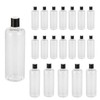Sidkuct 20 Pack 16oz Clear Plastic Empty Bottles, Refillable Clear