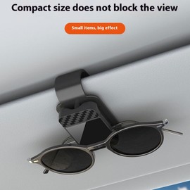 Sujeción para Gafas De Sol En Coche | Sujeción para Gafas Y Tarjetas | Organizador Y Sujetador Unisex para Automóvil
