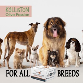 Kalliston, Dog & Puppy Soap, Pet Grooming soap bar shampoo, Aloe Vera Extract and Olive Oil, Sooths itchy and irritable skin, Includes Soap Base, large soap bar, 130 grams