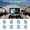 SIXWIN Dashcam Carplay Motorcycle Display for Moto with Wireless Carplay