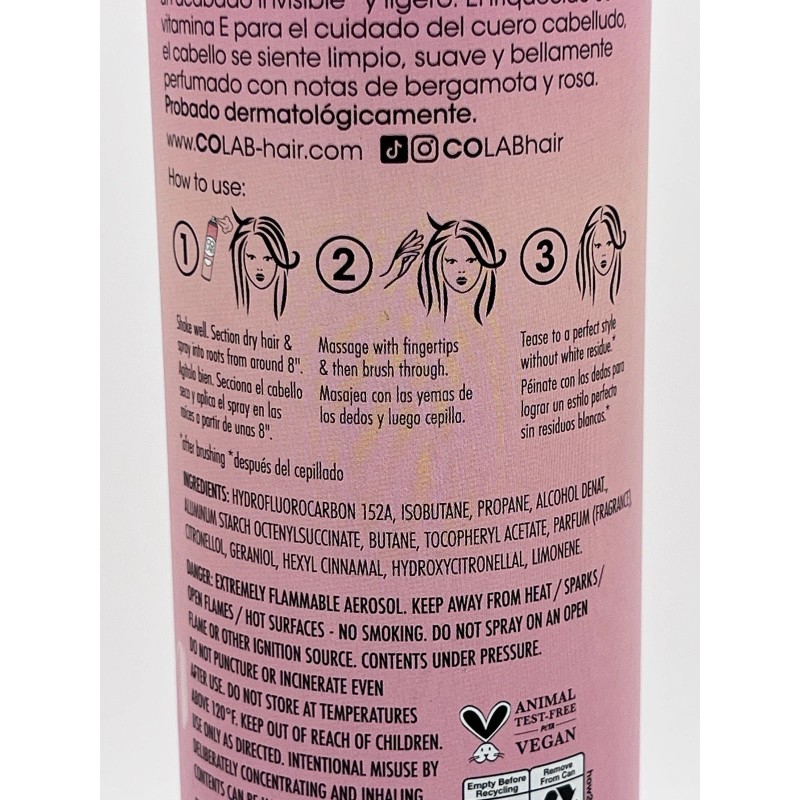 Colab Dry Shampoo Original Fragrance w/ vitamin E 8.2 oz
