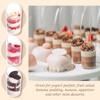 100 Pack Mini Dessert Cups with Spoons - 2.2 oz