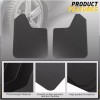 XUKEY 4Pcs Rally Sport Mud Flaps Bendable Splash Mudguard For