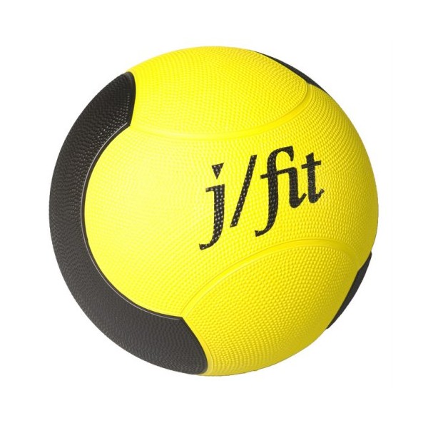 JFIT Premium Rubberized Medicine Ball, 8 LB
