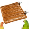 Title: Bird Perch Platform Small Animals Perch Stand Rectangle Breathable