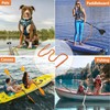 IHLOOTD Kayak Paddle Lead Orange Canoe Paddle Lead Paddles Safety