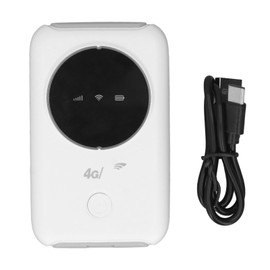 Mobile WiFi Router 4G LTE WiFi Hotspot 300Mbps Modem Up to 10 Devices SIM Card Slot 3200MAh Battery For Travel Business Trip Asian Edition