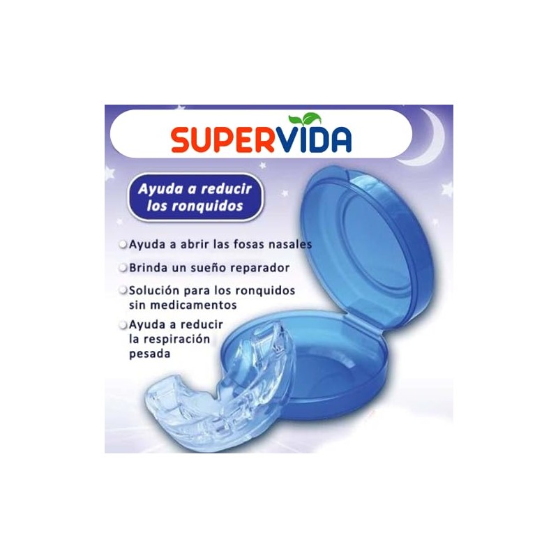 Guarda dental para dormir para evitar los ronquidos. SIN NECESIDAD