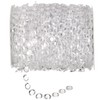 Tosnail 200 ft Crystal Beads String Beads Chain Garland Roll