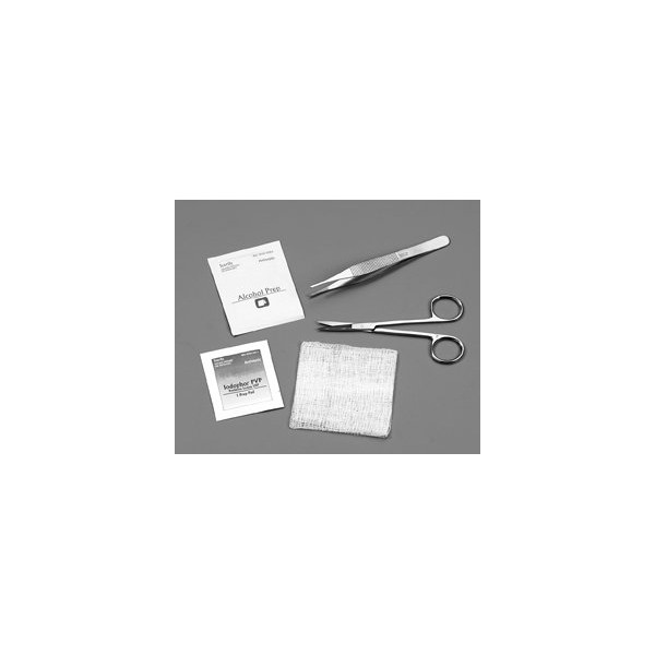 Sterile Suture Removal Kits, Featuring Floor Grade Instruments One Tray
