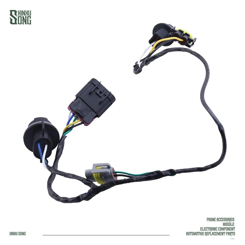 XINXUSONG 2pcs Headlight Wiring Harness 15930264 Headlamp Socket Wire 645-539