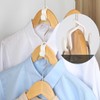 GGUFAY Pack of 50 Space-saving Clothes Hangers, Plastic Connecting Hooks,