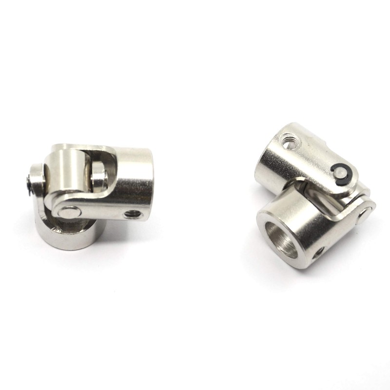 Befenybay 2 Pcs 10mm to 10mm Universal Joint Shaft Coupling