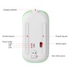 HXSJ Wireless Mouse Rechargeable for Windows/XP/Vista/Me 2.4G Colorful Light Office