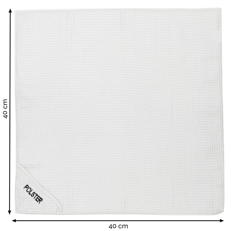 ZOLLNER 6er Set Auto Reinigungstücher aus Microfaser, 40x40 cm