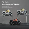 Adventurers Retro Motorcycle Flip Clock – Creative Page-Turning Alarm Clock