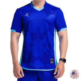 Men's SOL Athletic Sports Jersey (Dark Blue, X-Large)