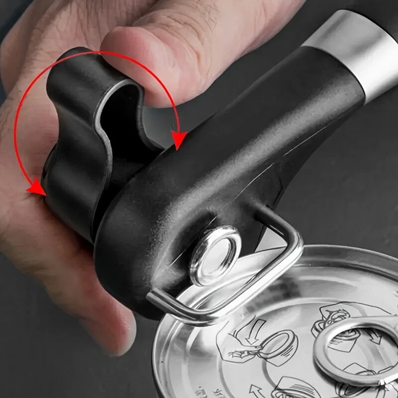 JOYNM Safe Cut Manual Can Opener, Smooth Edge Can Opener
