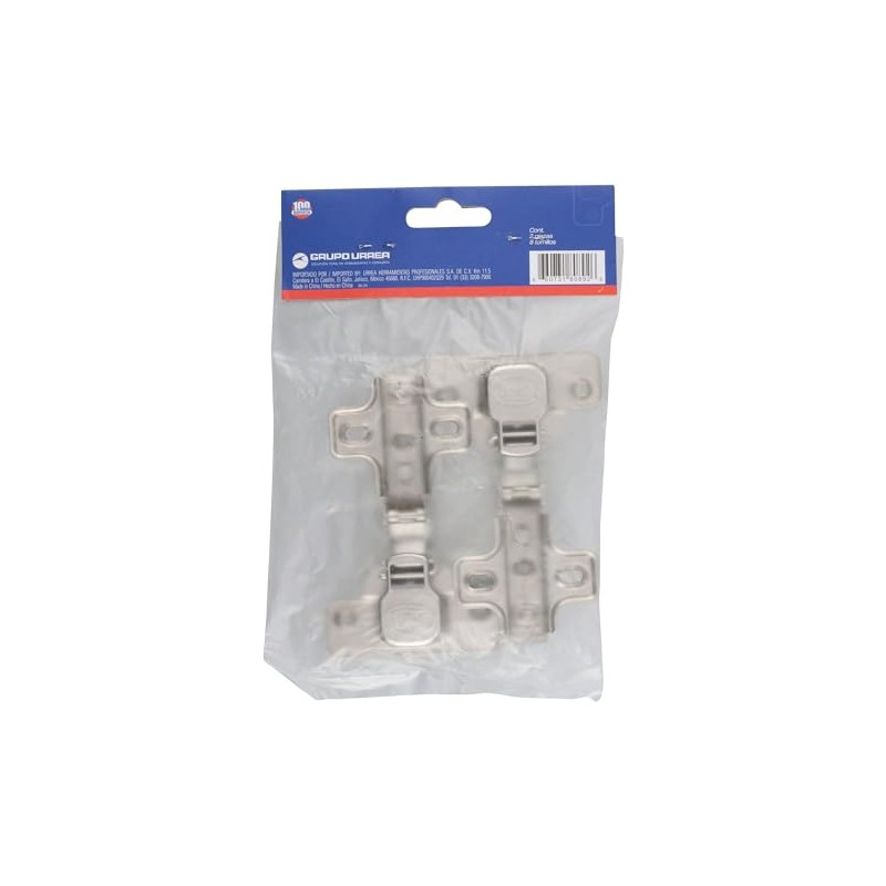 Lock LBD35R Bisagra recta bidimensional 35 mm
