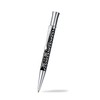 Pen in a Celtic Trinity Knot Etched Design in Black