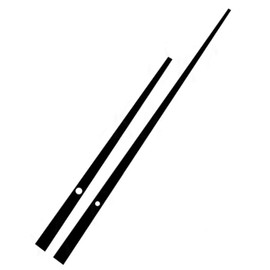 High Torque Quartz Clock Hands - 17-3/4" Large Black Tapered Hands No3H Large Wall Clock (High Torque Clock Movement is Not Included)