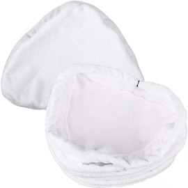 Spldsun Pack of 6 Steam Broom Replacement Cloths, Triangular Microfibre Replacement Cloths, Washable Replacement Cloths, Steam Mops, Used for Steam Mop and Household Cleaning