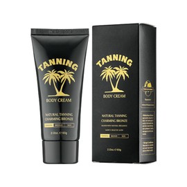Self-Tanning Body Cream for Natural Tan, Tanning Balm with Instant Effect, Self-Tanning, Streak-free Tanning Care for Even Skin Toning, Quick-Absorbing Texture