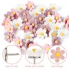 50 Pieces Flower Push Pins, Creative Push Pins, Decorative Push