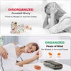 Codcaw Weekly Pill Organizer 2 Times a Day, Moisture-Proof, Detachable