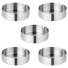 CLKE 5 x Outdoor Ashtrays, Round Stainless Steel Ashtray, Modern