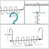 Meetu Space Saving Hangers Magic Cloth Hanger Metal Closet Organizer
