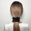 Triko 12 Coleteros de Seda Satinada de 4.5 Pulgadas, Scrunchies