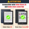 TOPCASE Soft TPU Case Cover for Kobo Clara Colour/Clara BW(2024)/Clara
