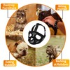 Short Snout Dog Muzzle - Adjustable Breathable Mesh Bulldog Muzzle,