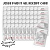Jesus Paid It All Receipts 100pk Roman Road Zero Due