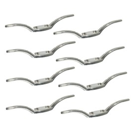 West Coast Paracord Metal Rope Cleats | Lengths of 2.5in/4.5in/6in | Packs of 1/2/4/8 | Screws Included | Perfect for Boating and Home Décor (Blinds, Curtains, Ropes, Shades)