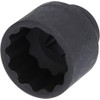 BRILLIANT TOOLS BT022682 1/2-Inch Impact Socket 12-Point 32 mm Short