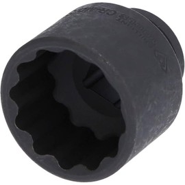 BRILLIANT TOOLS BT022682 1/2-Inch Impact Socket 12-Point 32 mm Short [Powered by KS Tools]