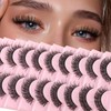 False Eyelashes Natural Look Russian Strip Fake Lashes Artificial Cat