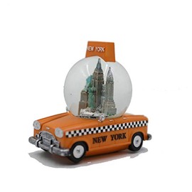 ZIZO New York City Taxi Yellow Cap Snow Globe for Women, Men and Kids Christmas Snowglobe 5 inches