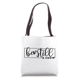 Be Still & Know - Christmas Gifts Tote Bag