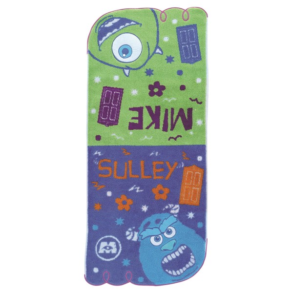 Marushin 2016083000 Face Towel, Monsters, Inc. Hyokkori Door