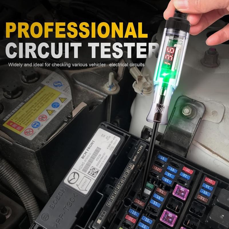 Heavy Duty 5-90V Digital LED Circuit Tester, Auto Bidirectional Light