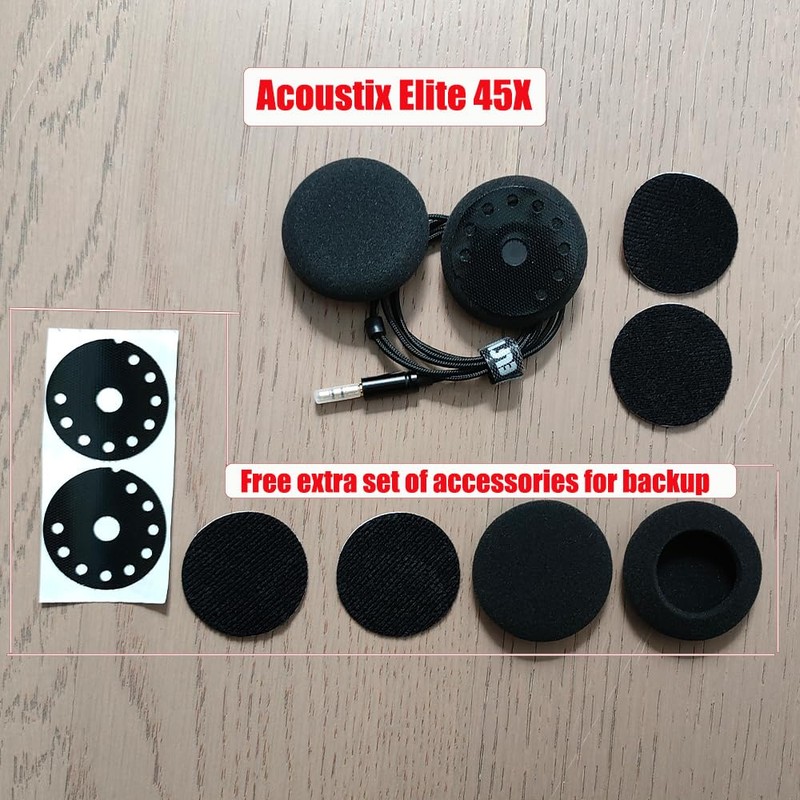 ELFINEAR Acoustix Elite 45X 45mm Helmet Speaker - Hi-End 3.5mm