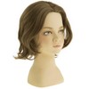 Dsimeig Short Brown Boy Wig Synthetic Layered Wavy Child Wig