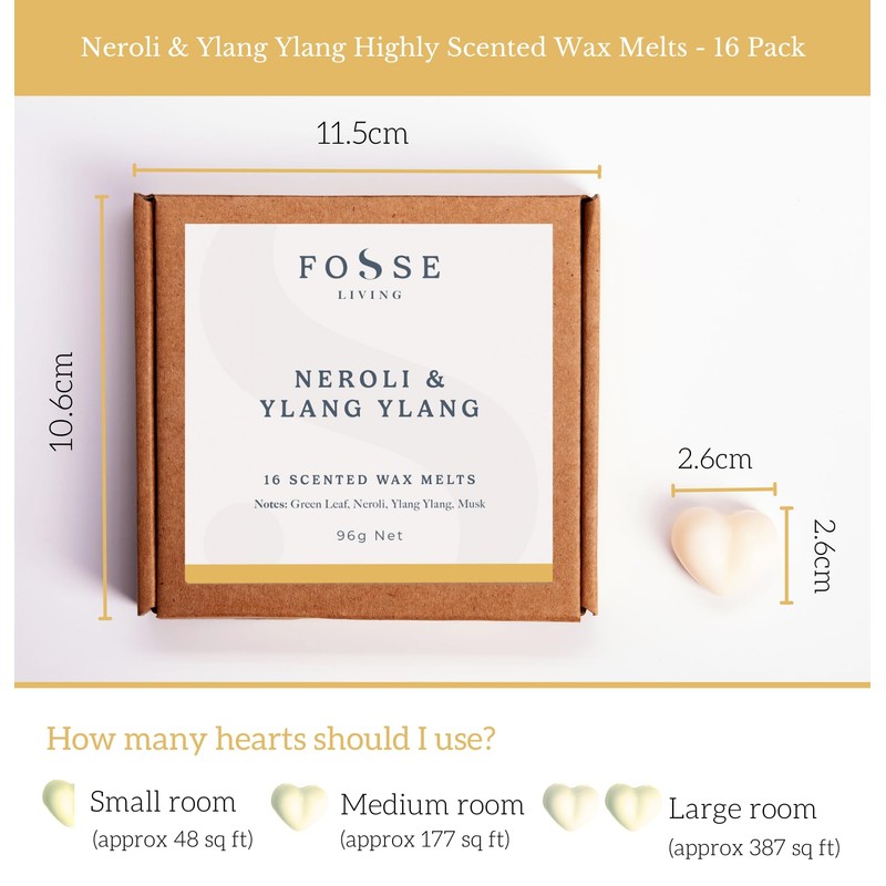 Neroli & Ylang Ylang Strong Scented Wax Melts 16 Pack
